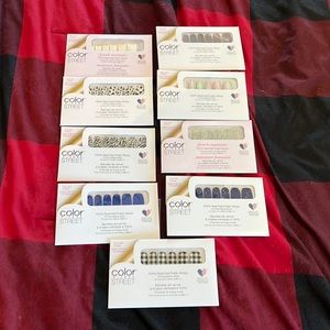 9 sets of Color street nails